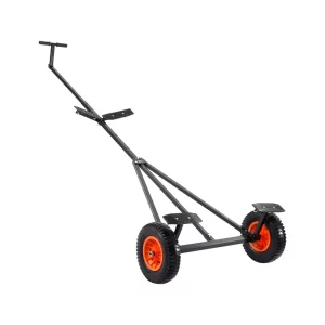 Prepravný vozík na príves na loď, manévrovací príves, nosnosť 190 kg, pneumatiky 40 cm, uhlíková oceľ, protišmykový držiak, na prepravu kajakov, motorových člnov a rybárskych lodí