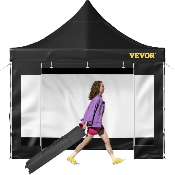 Skladací altánok 3x3m, 240g PVC potiahnutý polyester, výsuvný altánok 1,95-2,13m, nastaviteľný párty stan, záhradný stan, plážový stan na svadby alebo iné komerčné aktivity