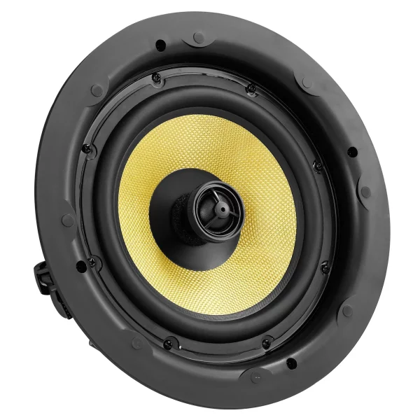 Stropný reproduktor  20 cm, 200 W, stropný a nástenný reproduktorový systém s impedanciou 8 Ω a citlivosťou 89 dB, do kuchyne, obývačky, spálne alebo krytej verandy – Obrázok 4