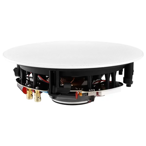 Stropný reproduktor  20 cm, 200 W, stropný a nástenný reproduktorový systém s impedanciou 8 Ω a citlivosťou 89 dB, do kuchyne, obývačky, spálne alebo krytej verandy – Obrázok 2