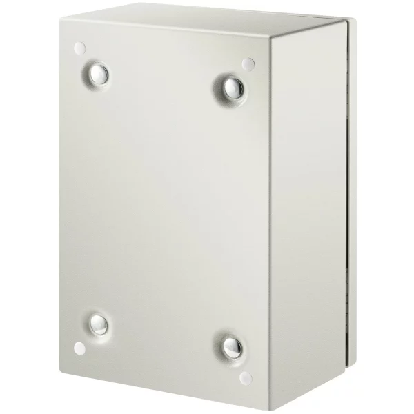 Priemyselná rozvádzacia skrinka  NEMA, oceľová rozvádzacia skrinka NEMA 4X s rozmermi 30 x 20 x 15 cm, krytie IP66, vodotesná a prachotesná, elektrická rozvodná skrinka pre vonkajšie/vnútorné použitie s montážnou doskou – Obrázok 3