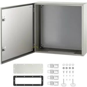 Rozvádzacia skrinka  z uhlíkovej ocele, priemyselná skrinka 60x60x20cm, rozvádzacia skrinka, vodotesná rozvodná skrinka IP66 a NEMA, elektrická skrinka, ideálna pre továrne, staveniská, nákupné centrá atď.