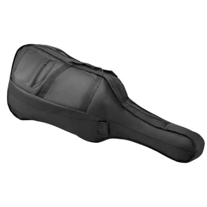 Puzdro na violončelo  4/4 Full Size, vodotesné nylonové cestovné puzdro, puzdro na violončelo so zosilnenou rukoväťou, dva ramenné popruhy, odolné voči poškriabaniu, profesionálny tvar violončela, pre violončelá, čierne