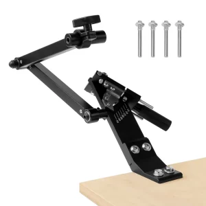 Brúska na nože kosačky na trávu, nastaviteľná 15°-45°, brúska na nože pre kosačky na trávu so 4 adaptérovými kolíkmi, konštrukcia s guľôčkovým ložiskom a zväčšená rukoväť 25 mm, na použitie s uhlovou brúskou