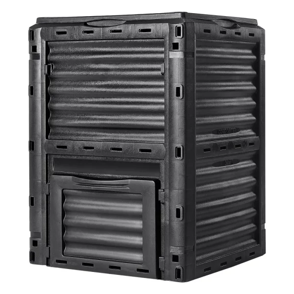 Rapid Composter 300L záhradný kompostér 60,7x60,5x82,5cm termo kompostér PP plastový kompostér odolný voči korózii a teplu odolný kompostér na zníženie odpadu z domácnosti