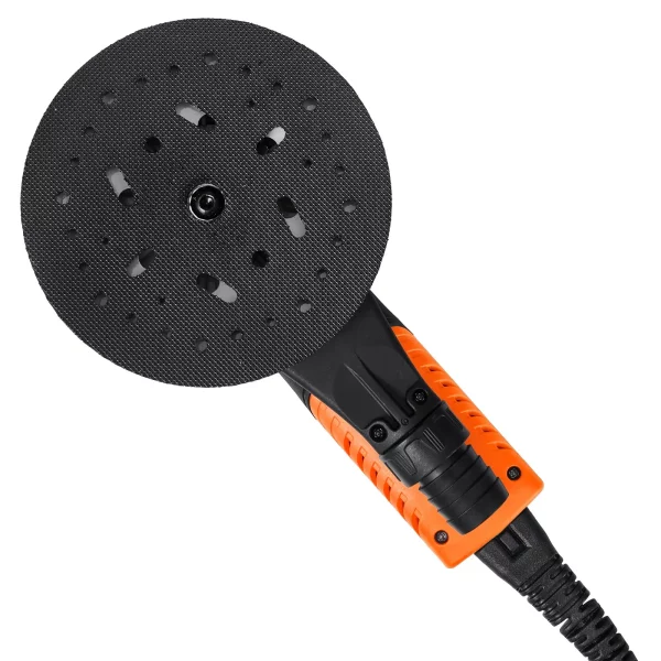 Excentrická orbitálna brúska, 152 mm bezkefová elektrická excentrická orbitálna brúska, 350 W, 6 variabilných rýchlostí, s 10 brúsnymi papiermi, prachotesným konektorom a hadicou, na brúsenie dreva – Obrázok 8