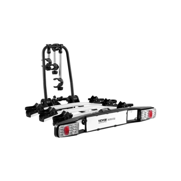 Nosič bicyklov s uchytením 5 cm, zadný nosič bicyklov pre 3 bicykle s nosnosťou do 65 kg, uzamykateľný nosič bicyklov pre elektrobicykle so zadným svetlom – Obrázok 8