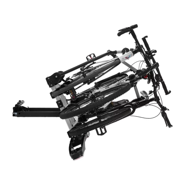 Nosič bicyklov s uchytením 5 cm, zadný nosič bicyklov pre 3 bicykle s nosnosťou do 65 kg, uzamykateľný nosič bicyklov pre elektrobicykle so zadným svetlom – Obrázok 4