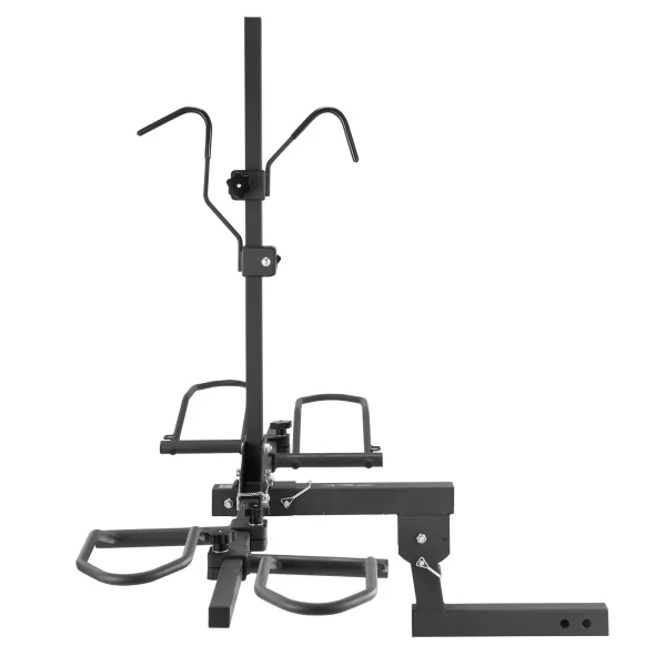 Nosič bicyklov na ťažné zariadenie, platforma pre 2 bicykle, nosnosť 73 kg, ťažné zariadenie pre nosič bicyklov s prijímačom 50,8 mm, skladací nosič bicyklov pre auto, SUV, nákladné auto atď. – Obrázok 5