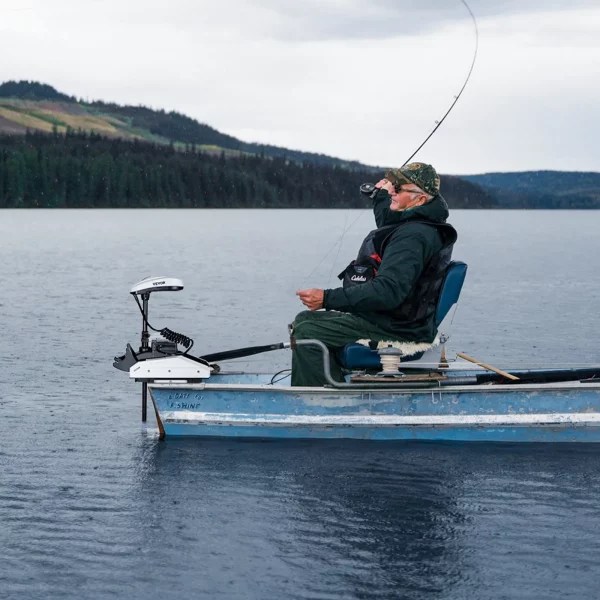 Elektrický lodný motor, ťah 25 kg s GPS, 10-rýchlostný motor pre lode na morskú vodu s montážou na provu, vlečný motor s diaľkovým ovládaním a LCD indikátorom batérie, pre kajaky, rybárske lode, hriadeľ 915 mm – Obrázok 6