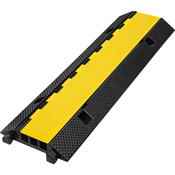 Ochranná rohož na káble , káblový kanál, vonkajšia ochrana káblov pre chodcov, ochrana podlahy pre káble z PVC a termoplastickej gumy, ochranná rampa pre most 103 x 30 x 5,5 cm