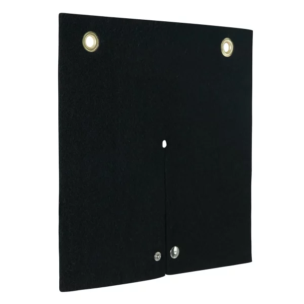 Zváračská deka 305 x 305 x 3 mm Ochranná deka pri zváraní 982 ℃ Tepelne odolná Tepelne ochranná tkanina Tepelne izolačná rohož z uhlíkových vlákien Protipožiarna deka Ohňovzdorná podložka Protipožiarna rohož Protipožiarna rohož Čierna – Obrázok 3