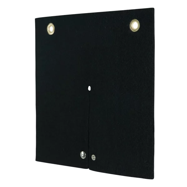 Zváračská deka 305 x 305 x 3 mm Ochranná deka pri zváraní 982 ℃ Tepelne odolná Tepelne ochranná tkanina Tepelne izolačná rohož z uhlíkových vlákien Protipožiarna deka Ohňovzdorná podložka Protipožiarna rohož Protipožiarna rohož Čierna – Obrázok 2