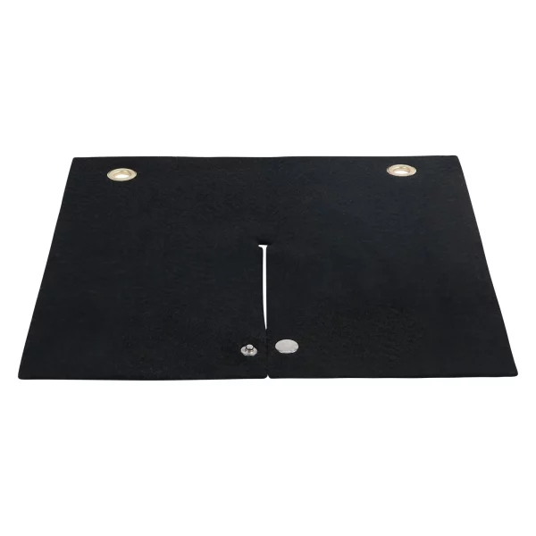 Zváračská deka 305 x 305 x 3 mm Ochranná deka pri zváraní 982 ℃ Tepelne odolná Tepelne ochranná tkanina Tepelne izolačná rohož z uhlíkových vlákien Protipožiarna deka Ohňovzdorná podložka Protipožiarna rohož Protipožiarna rohož Čierna – Obrázok 4