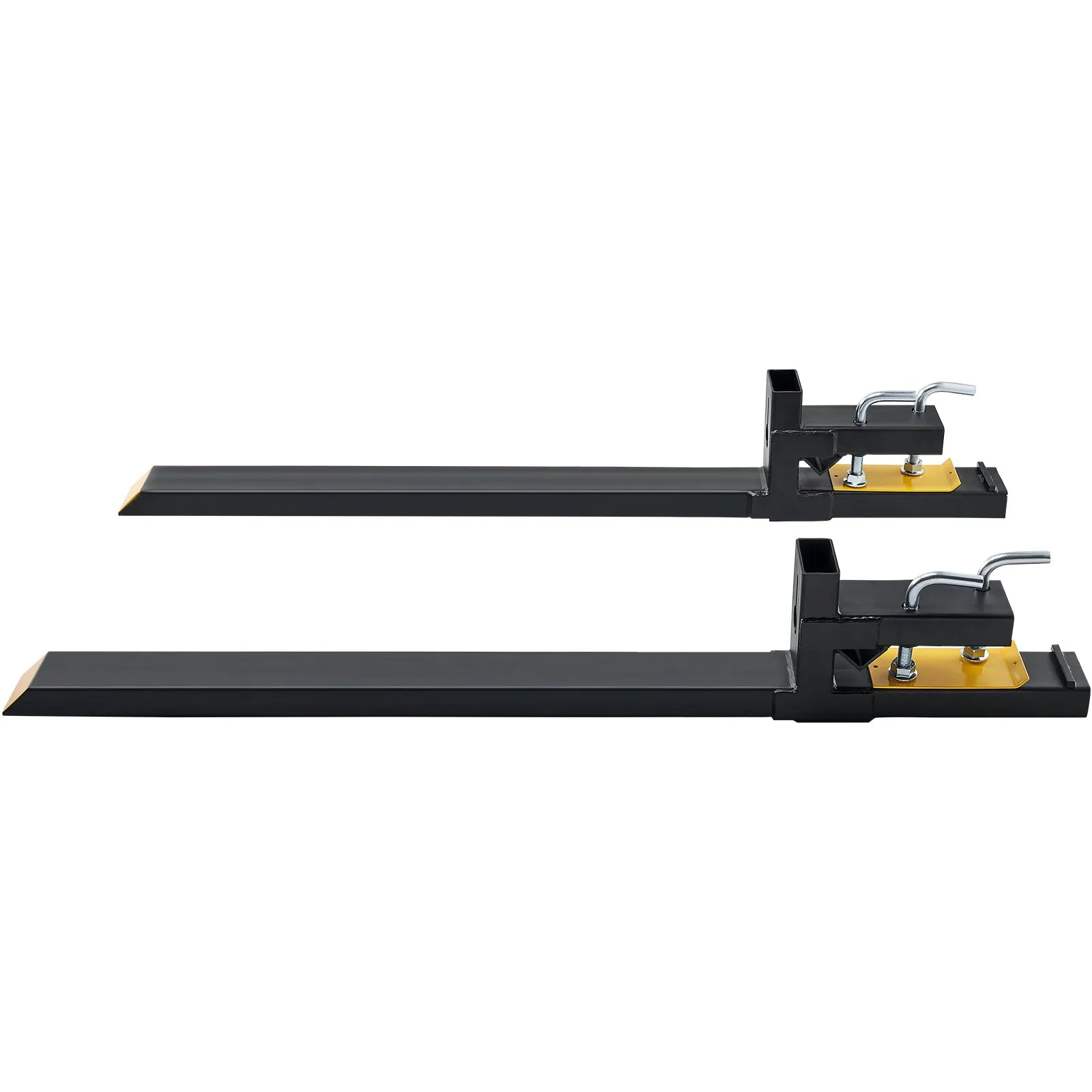 2x paletové vidly s upínaním 1490x100x230 mm, nosnosť 1814 kg, vidlice s celkovou dĺžkou 149 cm s radlicou vidlíc 109,2 cm, vysokozdvižný vozík, hroty vysokozdvižného vozíka, rám palety pre čelný nakladač – Obrázok 3