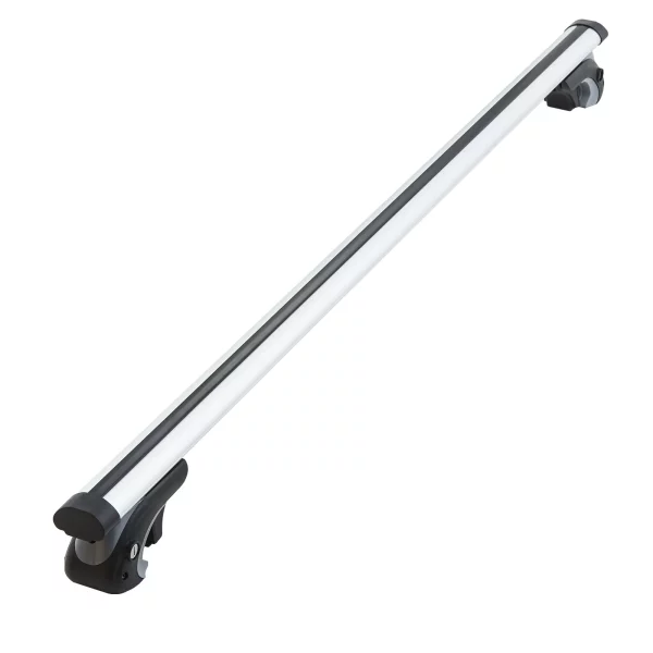 Strešný nosič VEVOR Univerzálny strešný nosič na auto s hliníkovou priečkou, nosnosť 90 kg, pre vyvýšenú bočnicu s medzerou, vhodný pre vnútornú vzdialenosť strešných nosníkov 19 – 104 cm, priemer rúrky 28 – 68 mm – Obrázok 2