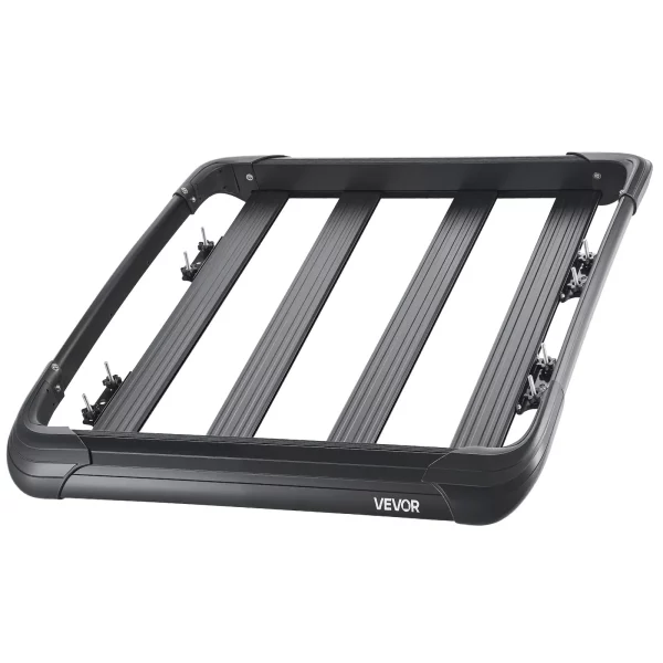 Strešný nosič (1216 x 1020 x 142 mm) Univerzálny strešný nosič vyrobený z nehrdzavejúcej ocele (maximálna nosnosť 68 kg), strešný nosič batožiny pre SUV a nákladné vozidlá – Obrázok 5