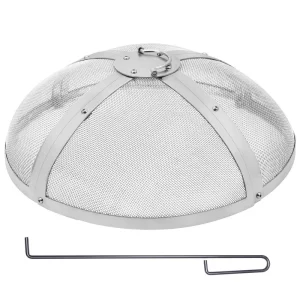 Ochrana proti iskrám pre ohniská φ508 x 160 mm Mriežka do ohniska Ochrana proti iskrám Kryt z nehrdzavejúcej ocele s otvormi v sieti 2 mm Ochranný kryt proti iskrám pre ohniská Ideálne pre ohniská, ohniská a krby