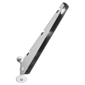 Predĺženie plota proti preliezaniu, balenie 10 kusov, deflektor z ostnatého drôtu 310x100x55 mm, plochá alebo povrchová montáž, oceľový držiak na ostnatý drôt, ideálne pre záhrady, farmy a záhradné ploty