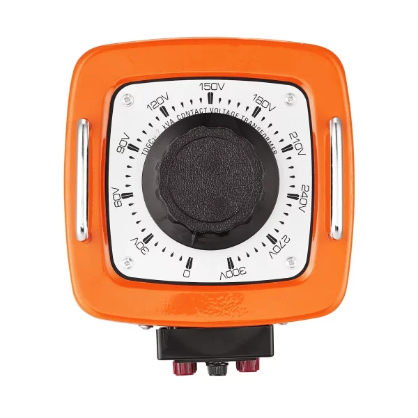 2000VA transformátor s premenlivým napätím, 6,6 A, vstup 230 V, výstup 0 – 300 V, regulátor striedavého napätia, s LCD displejom, 4 prídavné poistky, pre domácnosť, priemysel a kanceláriu – Obrázok 3