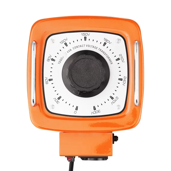 3000VA Automatický transformátor s premenlivým napätím, 10 A, vstup 230 V, výstup 0 – 300 V, regulátor striedavého napätia, s LCD displejom, 4 prídavné poistky – Obrázok 6