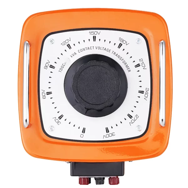 Automatický transformátor s premenlivým napätím 3000VA, 10A, vstup 230V, výstup 0-300V, regulátor striedavého napätia 4 poistky, tepelný spínač pre domácnosť a kanceláriu – Obrázok 3