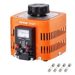 Automatický variabilný regulačný transformátor 500VA 1,7A Vstup 230V Výstup 0-300V AC Regulátor napätia 4 poistky Tepelný regulátor pre domácu kanceláriu