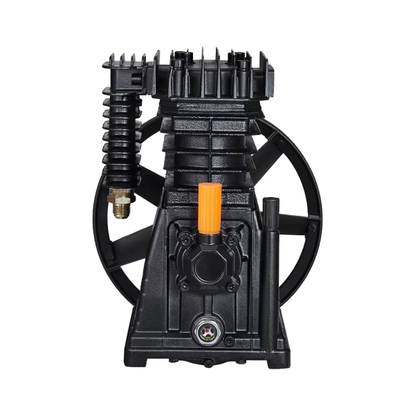 Hlava vzduchového kompresora, 3 HP, 5,8 CFM pri 90 PSI, olejom mazaná piestová hlava vzduchového kompresora s dvoma valcami, jednostupňová náhrada za hliníkové vzduchové kompresorové čerpadlo s max. tlakom 116 PSI