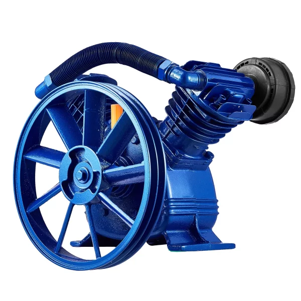 Hlava vzduchového kompresora, 5,5 HP, 5,75 CFM pri 90 PSI, olejom mazaná dvojvalcová piestová hlava vzduchového kompresora, náhrada dvojstupňového liatinového vzduchového kompresora typu V s max. tlakom 185 PSI – Obrázok 4