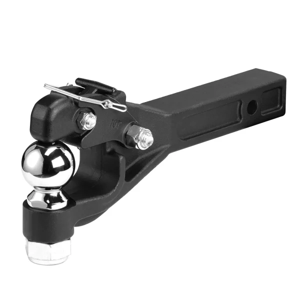 Ťažné zariadenie 9T, pre ťažný hák 50,8 mm, kombinovaná guľa ťažného zariadenia 2-5/16 palcov, pasuje na krúžok s priemerom 63,5 až 76,2 mm, dĺžka 397 mm, čierny práškový nástrek – Obrázok 4