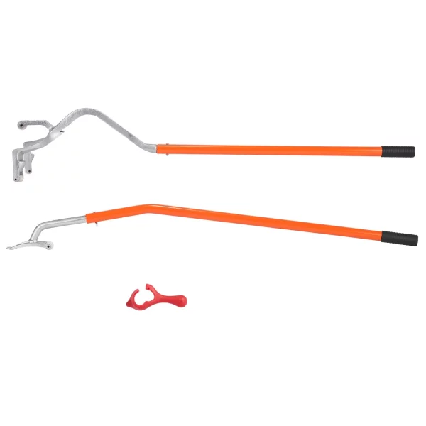 Nastaviteľná vyzúvačka pneumatík 571-622 mm, montážna páka na vyzúvačku pneumatík 546x265x200 mm, nástroj na výmenu pneumatík, páka na výmenu pneumatík oranžová – Obrázok 5
