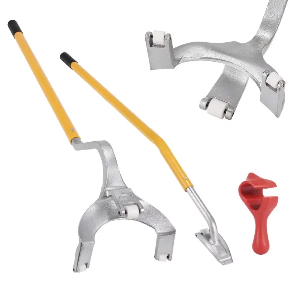Nastaviteľná vyzúvačka pneumatík 571-622 mm, montážna páka na vyzúvačku pneumatík 546 x 265 x 200 mm, nástroj na výmenu pneumatík, páka na výmenu pneumatík žltá – Obrázok 8