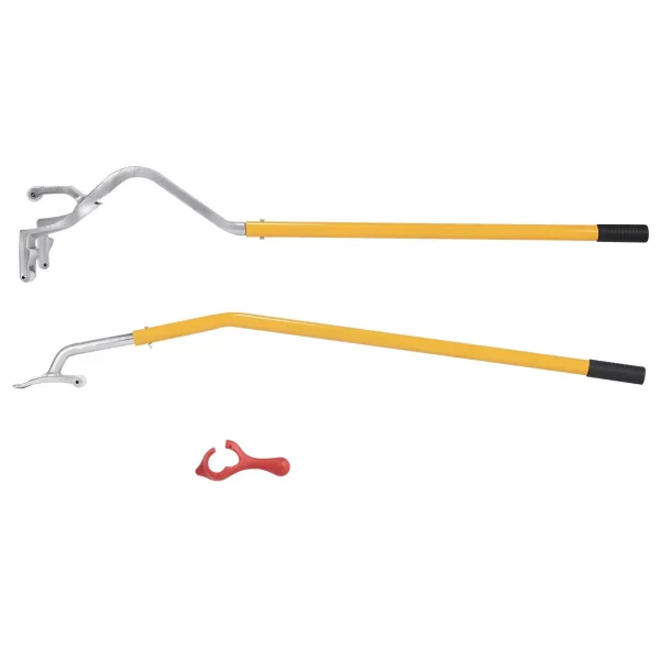 Nastaviteľná vyzúvačka pneumatík 571-622 mm, montážna páka na vyzúvačku pneumatík 546 x 265 x 200 mm, nástroj na výmenu pneumatík, páka na výmenu pneumatík žltá – Obrázok 5