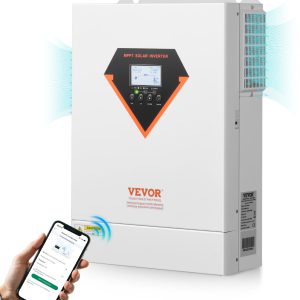 Hybridný solárny invertor  6kW, univerzálny invertor s čisto sínusovou vlnou, 48V DC na 220/230V AC, so vstavaným 120A MPPT solárnym regulátorom, pre olovené a lítiové batérie v systéme mimo siete