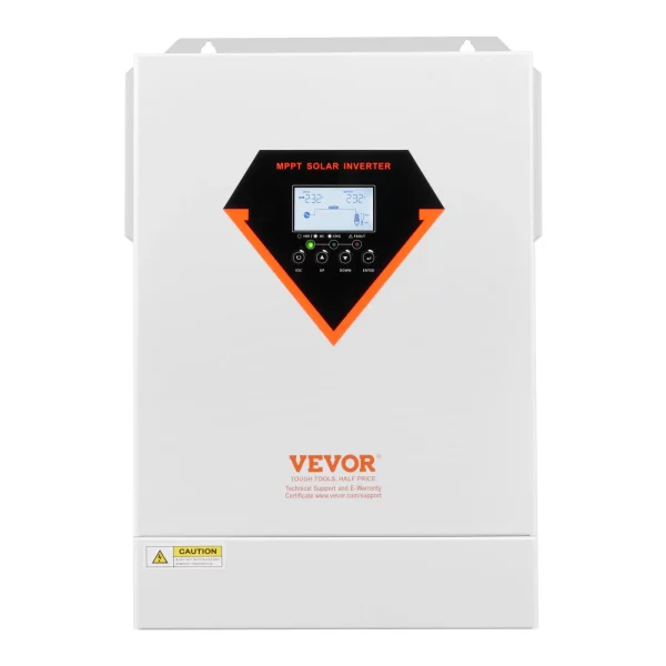 Hybridný solárny invertor  6kW, univerzálny invertor s čisto sínusovou vlnou, 48V DC na 220/230V AC, so vstavaným 120A MPPT solárnym regulátorom, pre olovené a lítiové batérie v systéme mimo siete – Obrázok 2