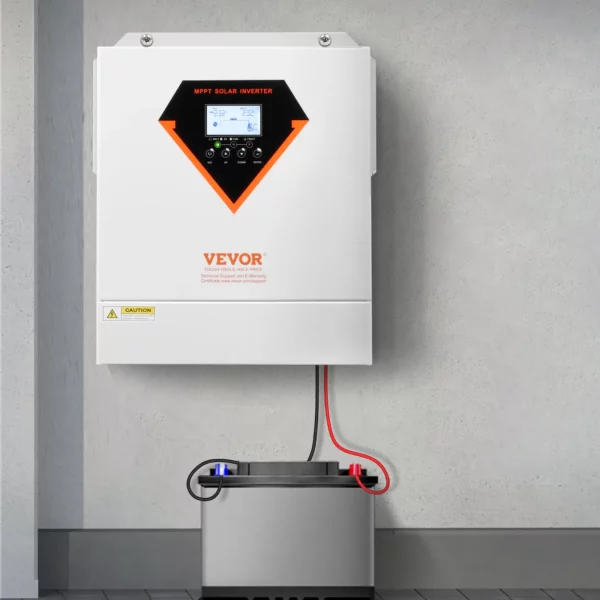 Hybridný solárny invertor  3500W, univerzálny invertor s čisto sínusovou vlnou 24V DC na 220/230V AC so vstavaným 100A MPPT solárnym regulátorom pre olovené a lítiové batérie mimo siete – Obrázok 6