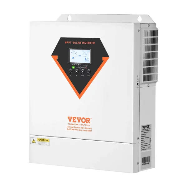 Hybridný solárny invertor  3500W, univerzálny invertor s čisto sínusovou vlnou 24V DC na 220/230V AC so vstavaným 100A MPPT solárnym regulátorom pre olovené a lítiové batérie mimo siete – Obrázok 3