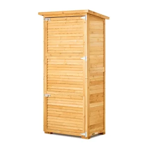Náradie 800 x 500 x 1620 mm, Veľké náradie, Skrinka na náradie s kovovým rámom, Police, Podlaha, Vodotesná úložná skriňa na terasu, dvor, trávnik, záhradu, Záhradná skriňa
