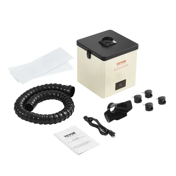 Odsávač spájkovacích výparov 100 W Odsávač spájkovacích výparov 240 m³/h Mini stolný absorbér spájkovacích výparov 5800 ot./min 3-stupňový filter Odsávač spájkovacích výparov pre spájkovaciu stanicu, zváračské práce