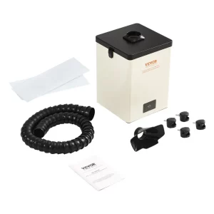 Odsávač spájkovacích výparov 150 W Odsávač spájkovacích výparov 332 m³/h Mini stolový absorbér spájkovacích výparov 5800 ot./min 3-stupňový filter Odsávač spájkovacích výparov pre spájkovaciu stanicu, zváračské práce