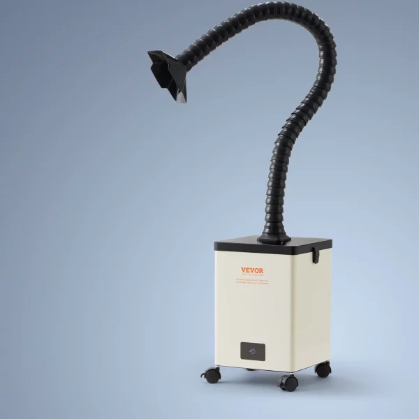 Odsávač spájkovacích výparov 150 W Odsávač spájkovacích výparov 332 m³/h Mini stolový absorbér spájkovacích výparov 5800 ot./min 3-stupňový filter Odsávač spájkovacích výparov pre spájkovaciu stanicu, zváračské práce – Obrázok 5