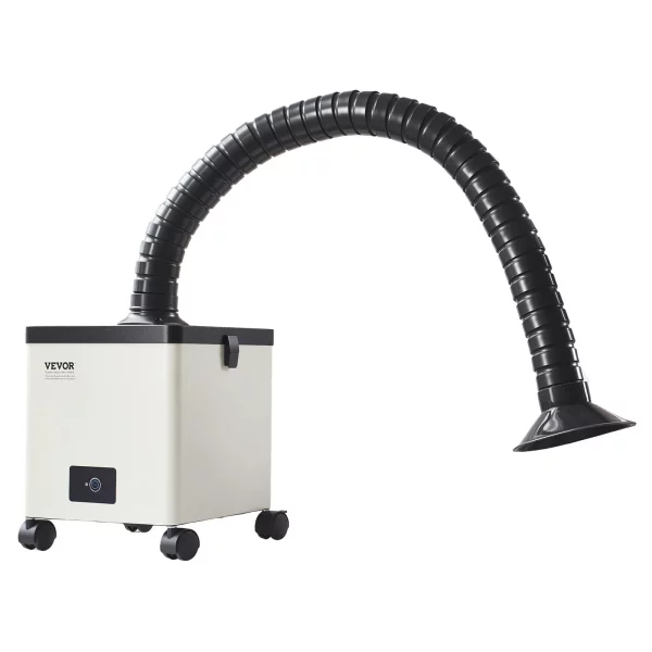 Odsávač splodín zo zvárania, 85W bezkefový odsávač spájkovacích splodín s 3-stupňovými filtrami a 3-stupňovým nastavením rýchlosti, 200 m³/h odsávač spájkovacích splodín na spájkovanie, gravírovanie, zváranie svojpomocne, salón – Obrázok 2