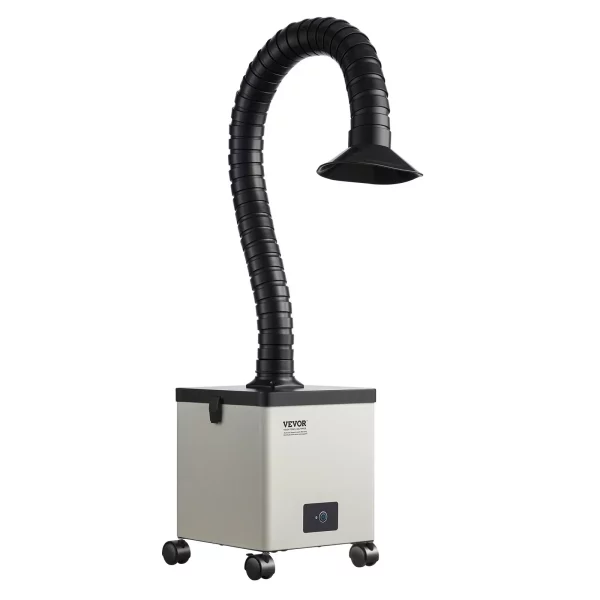 Odsávač splodín zo zvárania, 85W bezkefový odsávač spájkovacích splodín s 3-stupňovými filtrami a 3-stupňovým nastavením rýchlosti, 200 m³/h odsávač spájkovacích splodín na spájkovanie, gravírovanie, zváranie svojpomocne, salón – Obrázok 5