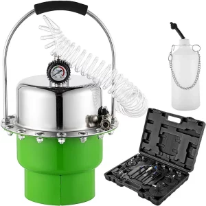 Odvzdušňovač bŕzd 5L 0-10 barov, Pneumatický odvzdušňovač bŕzd na stlačený vzduch 1,3 G, Odvzdušňovač bŕzd na stlačený vzduch Súprava na odvzdušňovanie bŕzd