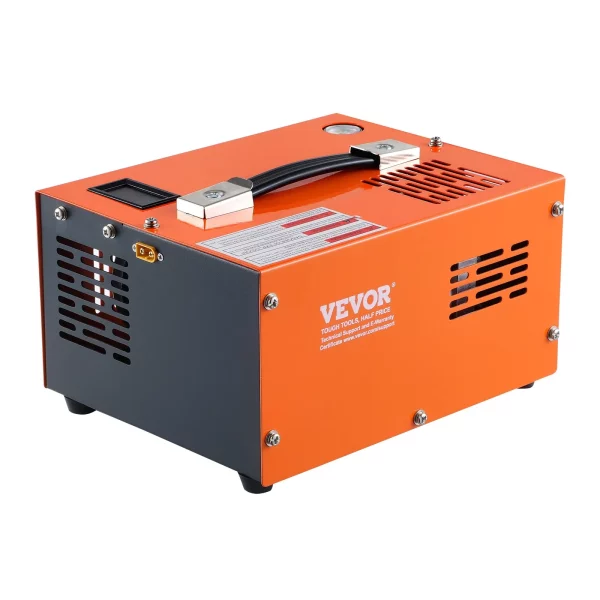 Kompresor PCP 30Mpa/4500 PSI, prenosný vzduchový kompresor 0,5 l, PCP kompresor DC12V a AC115V, 25 minútový pracovný cyklus, vzduchové čerpadlo, vysokovýkonný menič, vysokotlakové čerpadlo, vzduchovka, puška – Obrázok 4