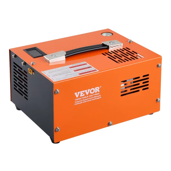 Kompresor PCP 30Mpa/4500 PSI, prenosný vzduchový kompresor 0,5 l, PCP kompresor DC12V a AC115V, 25 minútový pracovný cyklus, vzduchové čerpadlo, vysokovýkonný menič, vysokotlakové čerpadlo, vzduchovka, puška – Obrázok 3