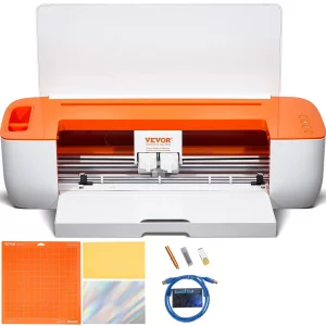 Rezačka vinylu, DIY rezací stroj s pripojením Bluetooth, kompatibilný so systémami iOS, Android, Windows a Mac, rozsiahly výber dizajnov, vlastné pohľadnice, bytová dekorácia