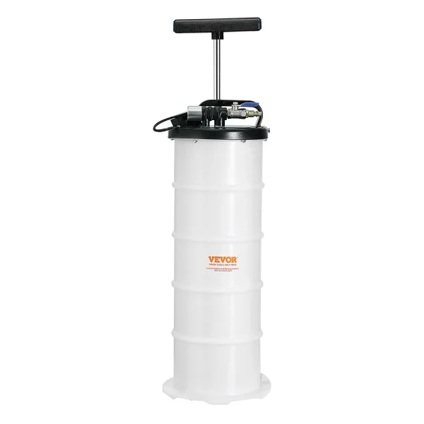 Ručné pneumatické odsávacie čerpadlo oleja 6,5 l, ručné pneumatické odsávacie zariadenie na olej 0,4 – 0,8 MPa, čerpadlo na výmenu oleja, sacie čerpadlo do auta, ručné čerpadlo, sacie čerpadlo kvapaliny, vhodné na odsávanie motorového oleja, prevodového oleja, brzdovej kvapaliny – Obrázok 2
