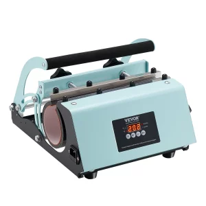 Tumbler Heat Press, lis na hrnčeky s objemom 11-30 oz, rýchle a rovnomerné nahrievanie, lis na hrnčeky so sublimačný papier, páskou a rukavicami, nastavenie teploty a času, na sublimačné hrnčeky, šálky, zelený