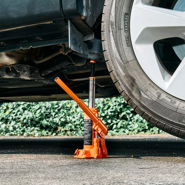Hydraulický fľašový zdvihák s nosnosťou 4 t, rozsah zdvihu 185 – 350 mm, fľašový zdvihák so zváracím systémom na opravu áut typu pick-up, SUV, fľašový zdvihák pre vysoké zaťaženie – Obrázok 6